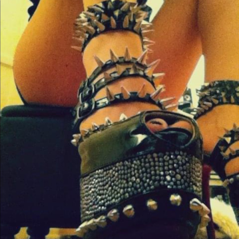 Red Bottom Spike Heels